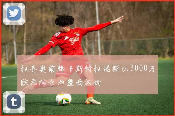 拉齐奥前锋卡斯特拉诺斯以3000万欧元转会加盟西汉姆